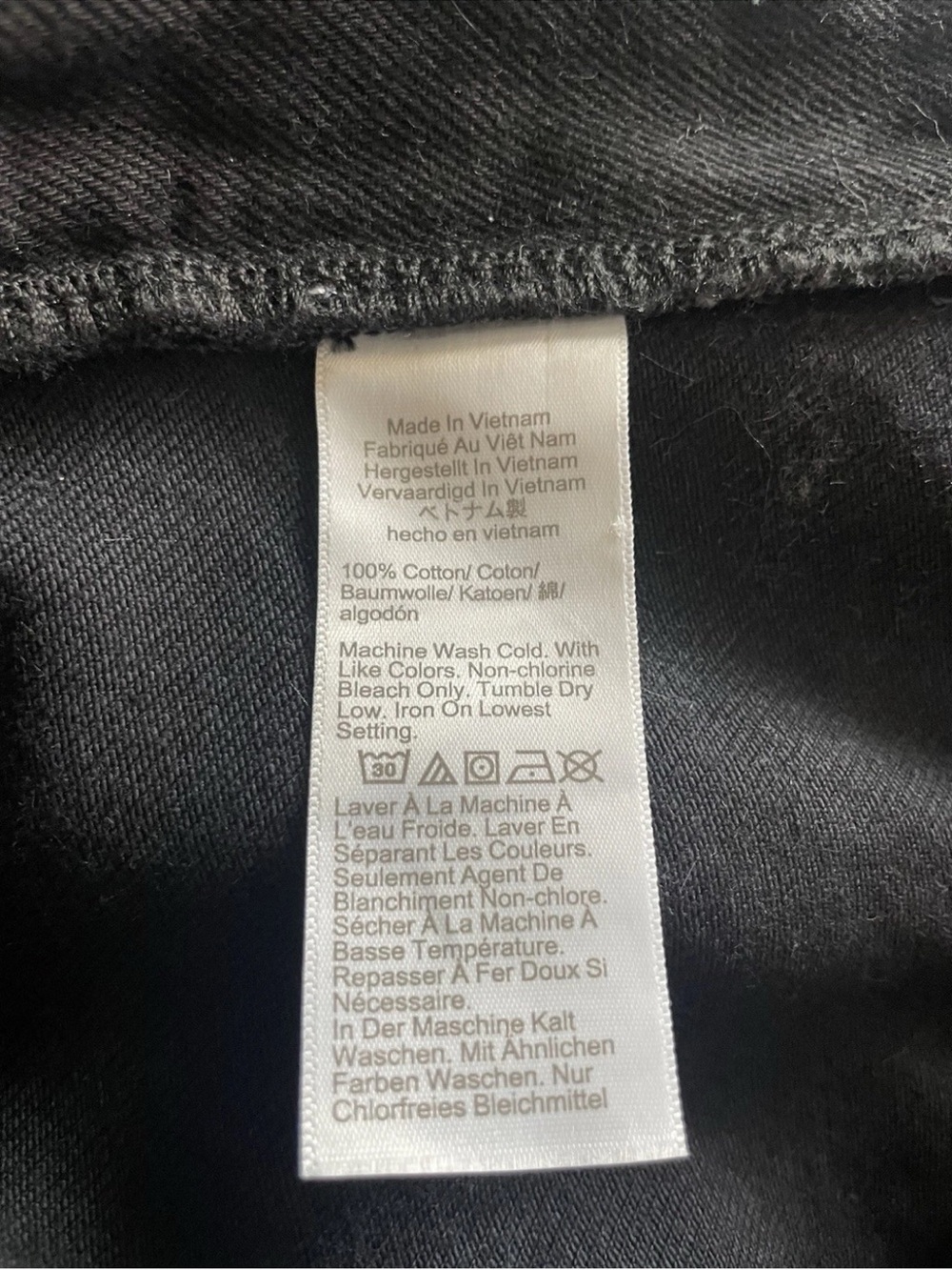 J.Crew Men’s 770 Straight Fit Black Rinse Jeans - Picture 6 of 7